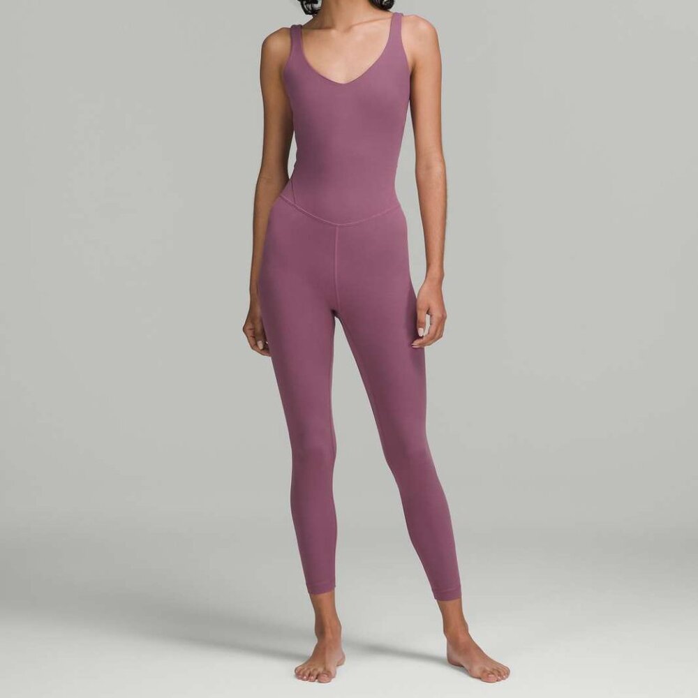 lululemon athletica Mauve Purple One-Piece Jumpsuit